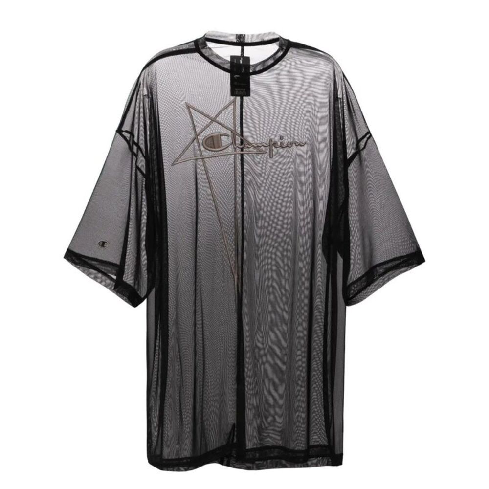 Rick Owens X Champion Men Tommy Mesh T-Shirt